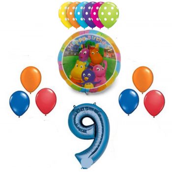 BalloonyFly Backyardigans Balloons,Birthday Decoration Backyardigans,Tableware,Party Theme,Outfit,Baby Girl,Toddler,Retro,Nostalgia